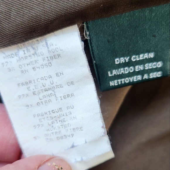 Vintage Wool Lauren Ralph Lauren Heritage Equestrian Old Money Blazer Jacket - Picture 15 of 16